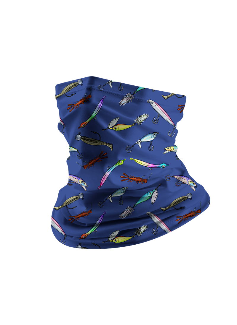 Lure Collection Full Print Sun Protection Neck Gaiter