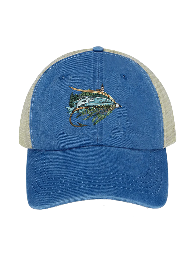 Superior Fly Quest Unisex Vintage Washed Meshback Hat