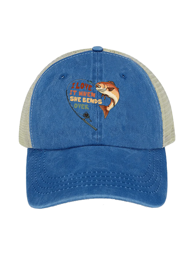 Redfish Rhythm Bend to Love Unisex Vintage Washed Meshback Hat