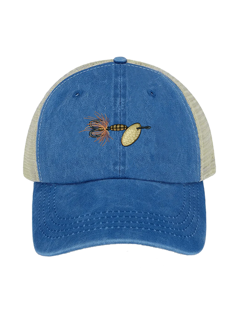 Who is My Prey Unisex Vintage Washed Meshback Hat