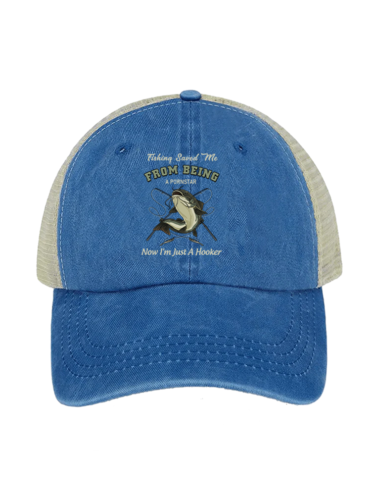 Catfish Back to Joy Unisex Vintage Washed Meshback Hat
