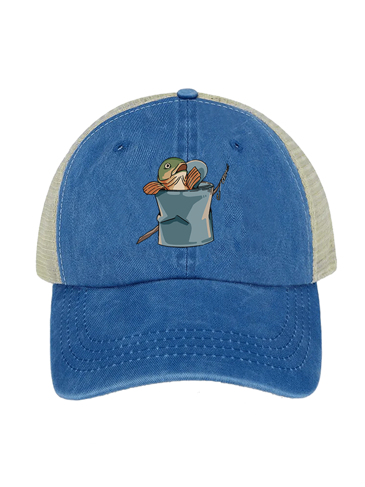 Professional Master Baiter Unisex Vintage Washed Meshback Hat