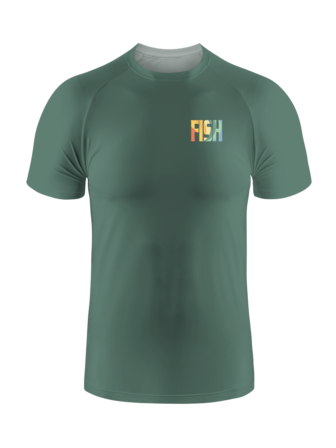 Fish Dad's Rainbow Catch UPF Tee