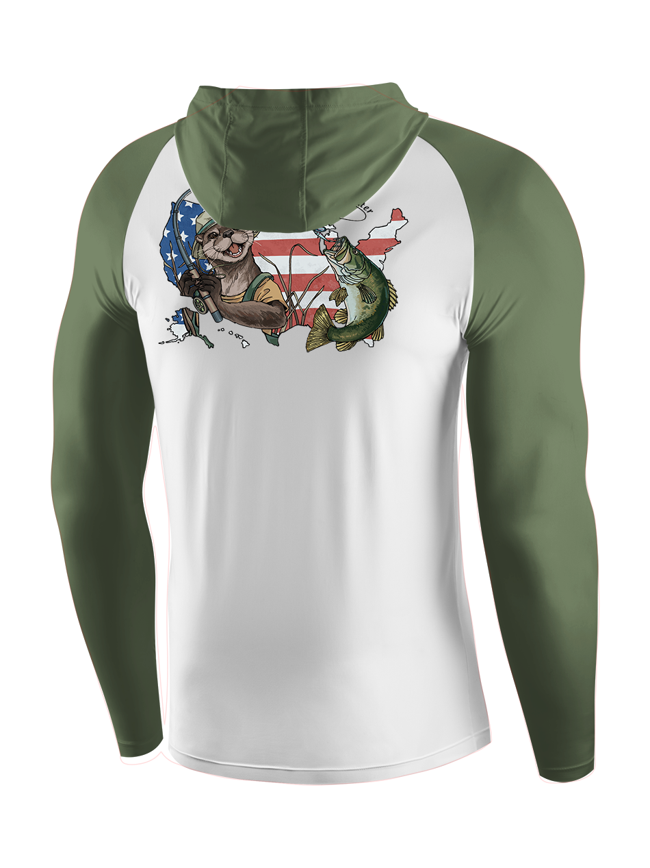 Otter vs Bass UPF Hoodie