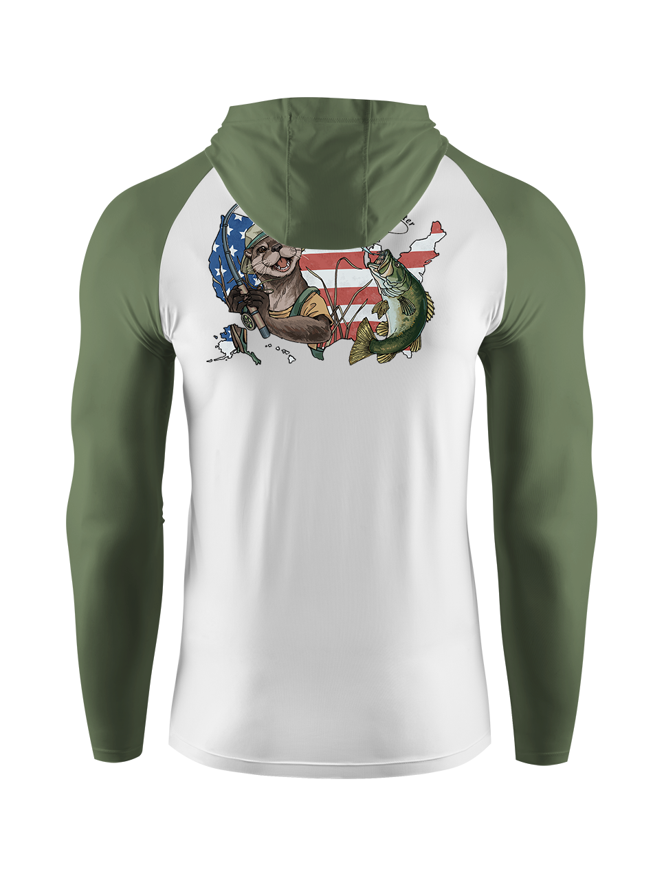 Otter vs Bass UPF Hoodie