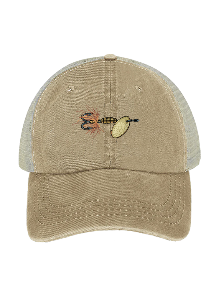 Who is My Prey Unisex Vintage Washed Meshback Hat