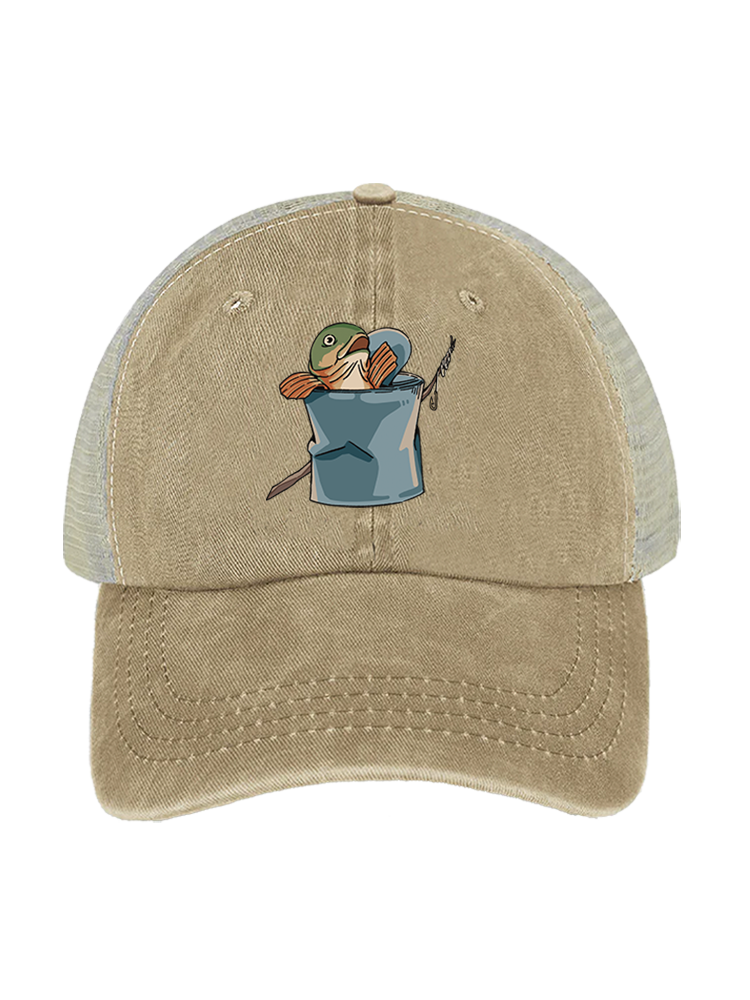Professional Master Baiter Unisex Vintage Washed Meshback Hat