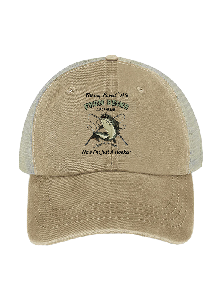 Catfish Back to Joy Unisex Vintage Washed Meshback Hat