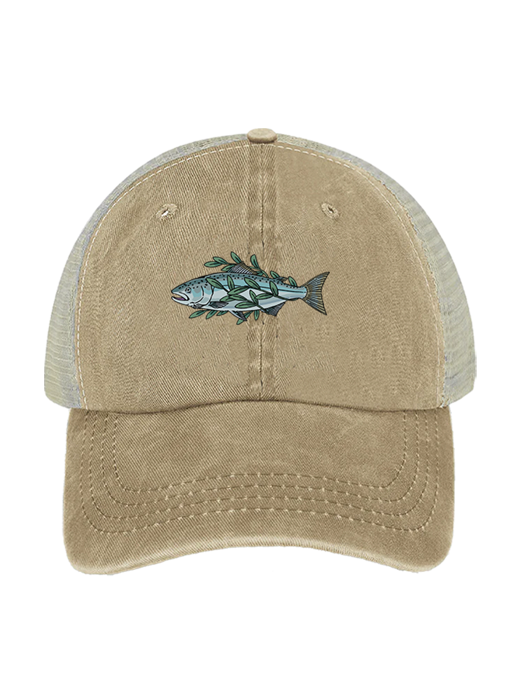Superior Fly Quest Unisex Vintage Washed Meshback Hat