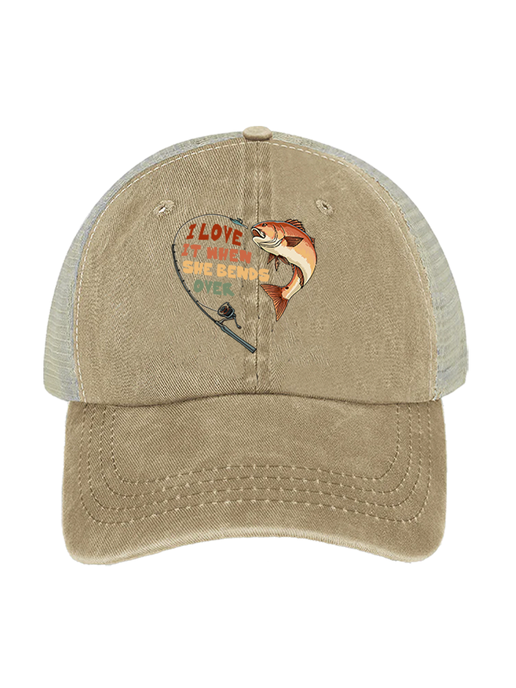 Redfish Rhythm Bend to Love Unisex Vintage Washed Meshback Hat