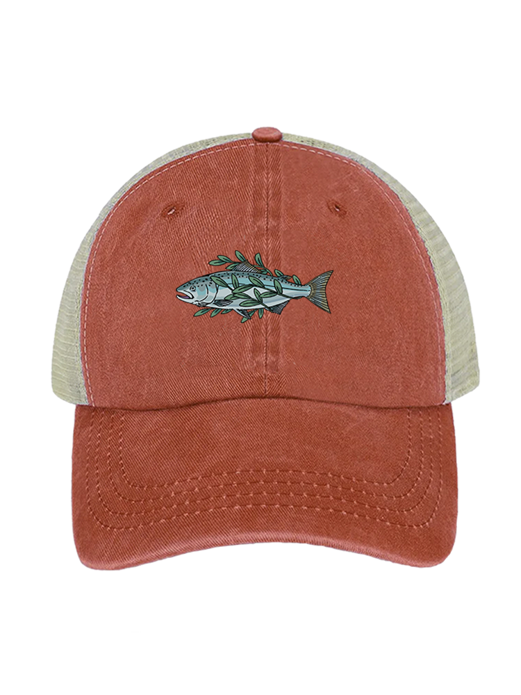 Superior Fly Quest Unisex Vintage Washed Meshback Hat