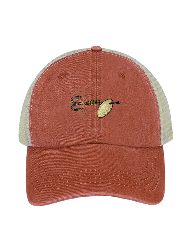 Who is My Prey Unisex Vintage Washed Meshback Hat