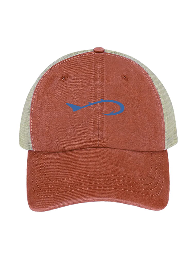 Hookrun Unisex Vintage Washed Meshback Hat