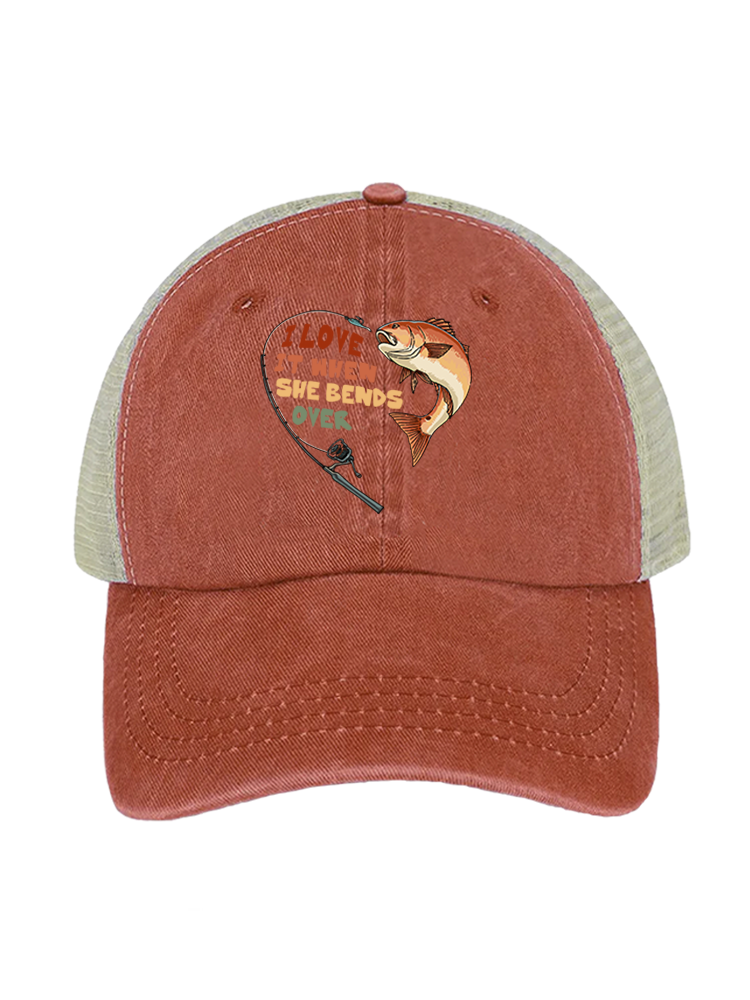 Redfish Rhythm Bend to Love Unisex Vintage Washed Meshback Hat