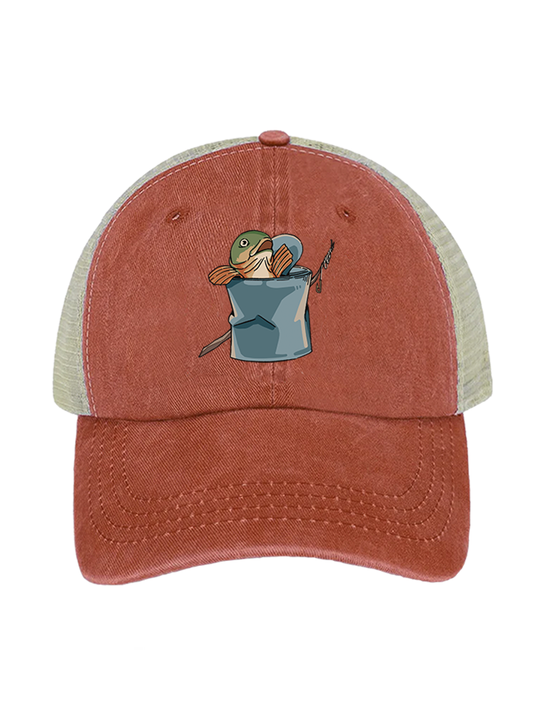 Professional Master Baiter Unisex Vintage Washed Meshback Hat