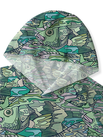 Secrets of the Hidden Halibut UPF Hoodie
