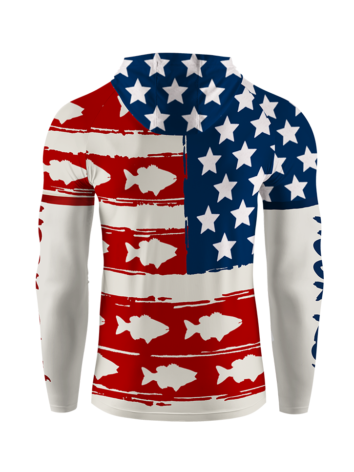 Lady Liberty's Catch UPF Unified Printed Hoodie Sets