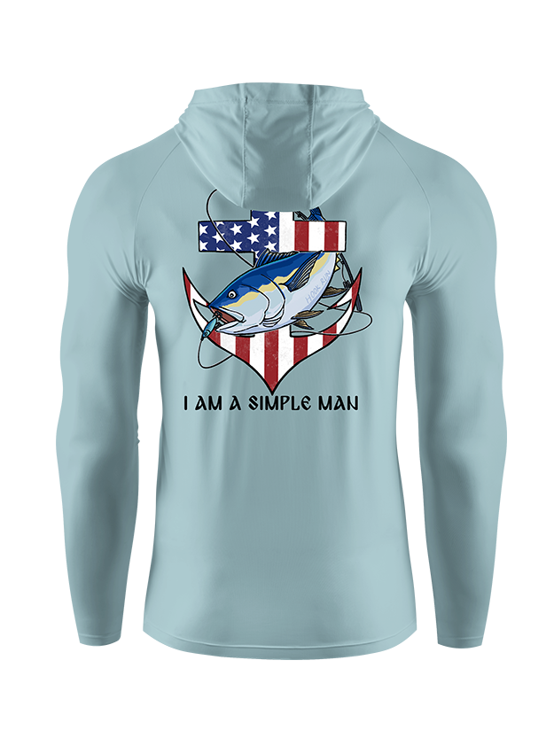 Simple Man Strong Faith UPF Hoodie
