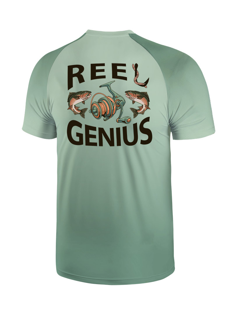 Reel Genius Adventure Gradient Fishing Tee