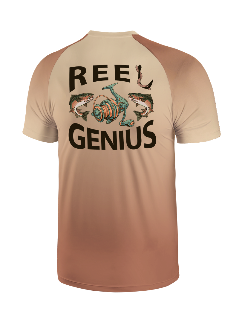 Reel Genius Adventure Gradient Fishing Tee