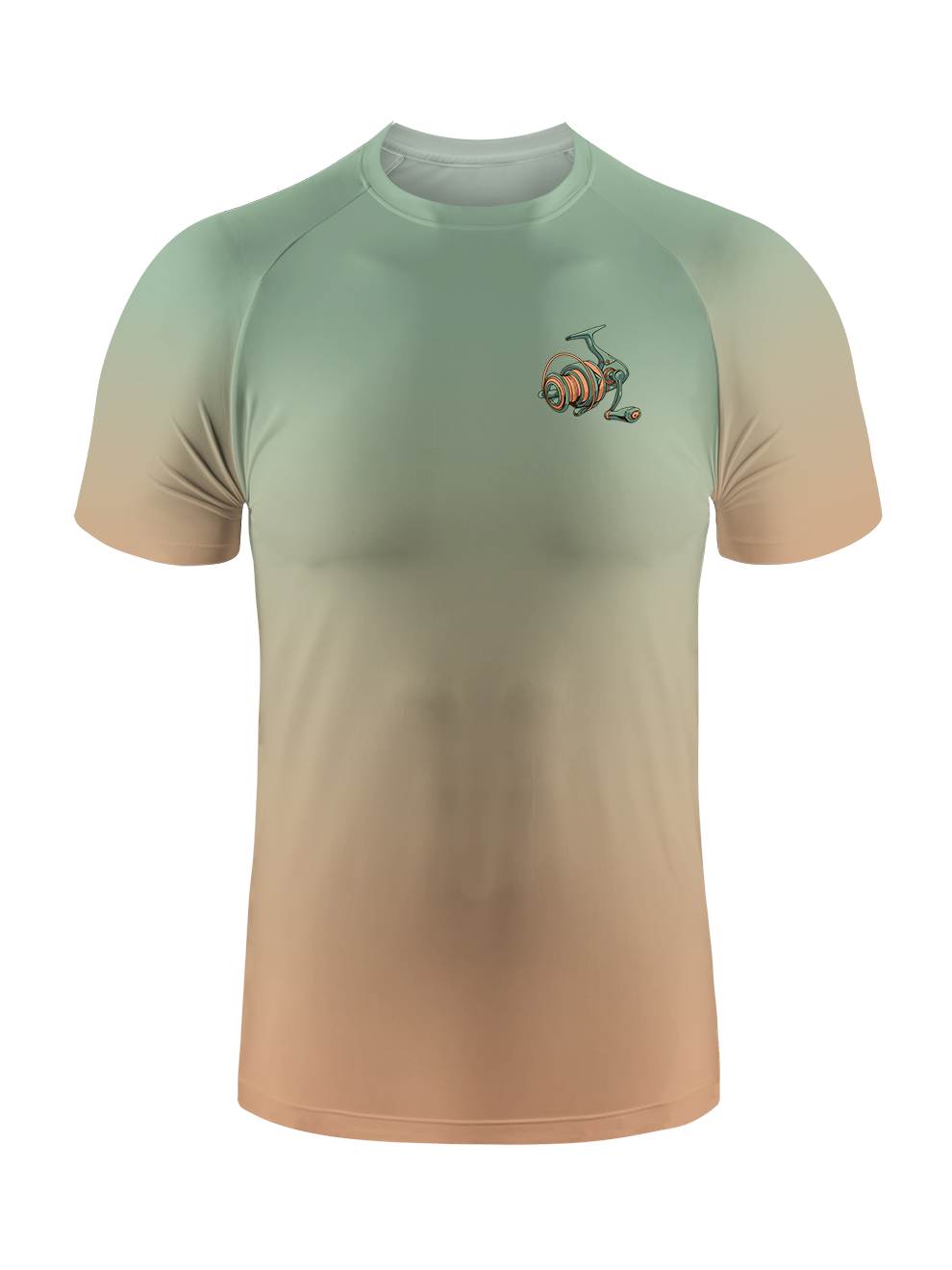 Reel Genius Adventure Gradient Fishing Tee