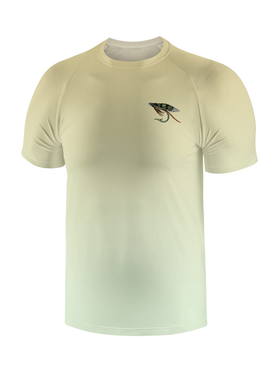 Silent Wisdom Catfish's Lesson Gradient Fishing Tee