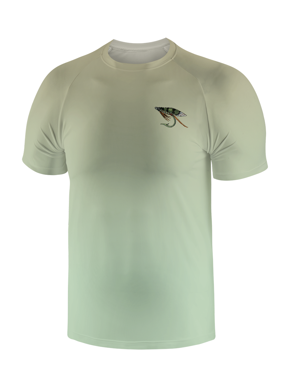 Silent Wisdom Catfish's Lesson Gradient Fishing Tee