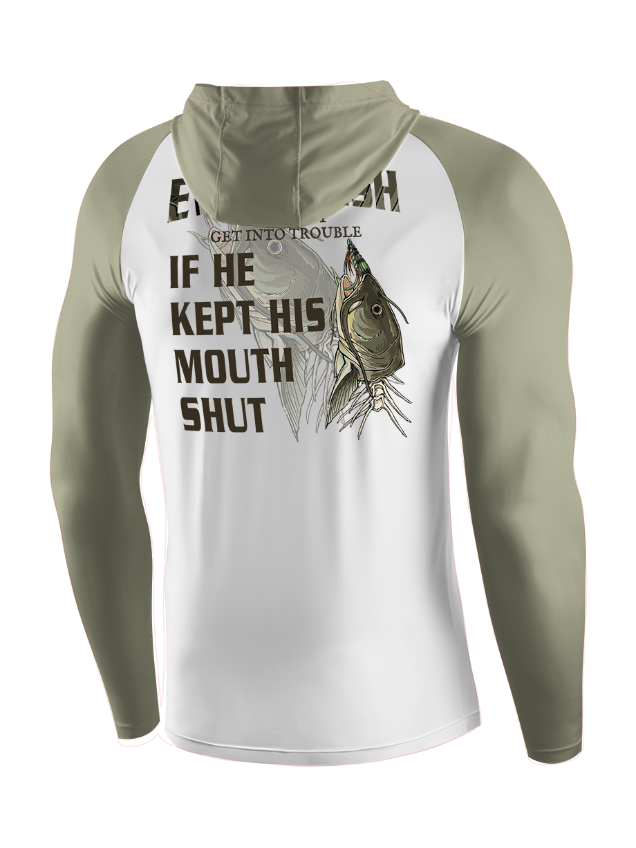 Silent Wisdom Catfish's Lesson UPF Hoodie
