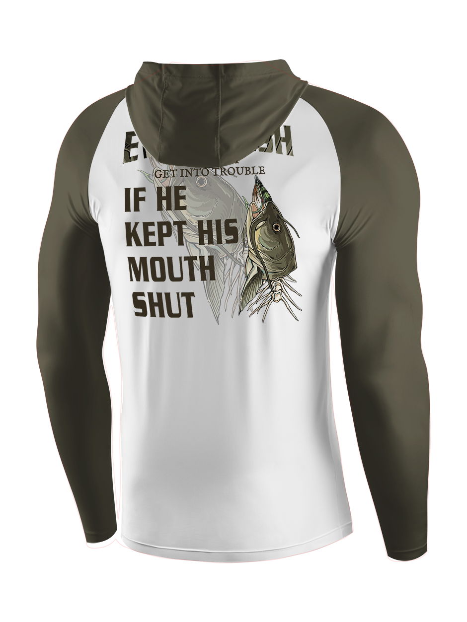 Silent Wisdom Catfish's Lesson UPF Hoodie