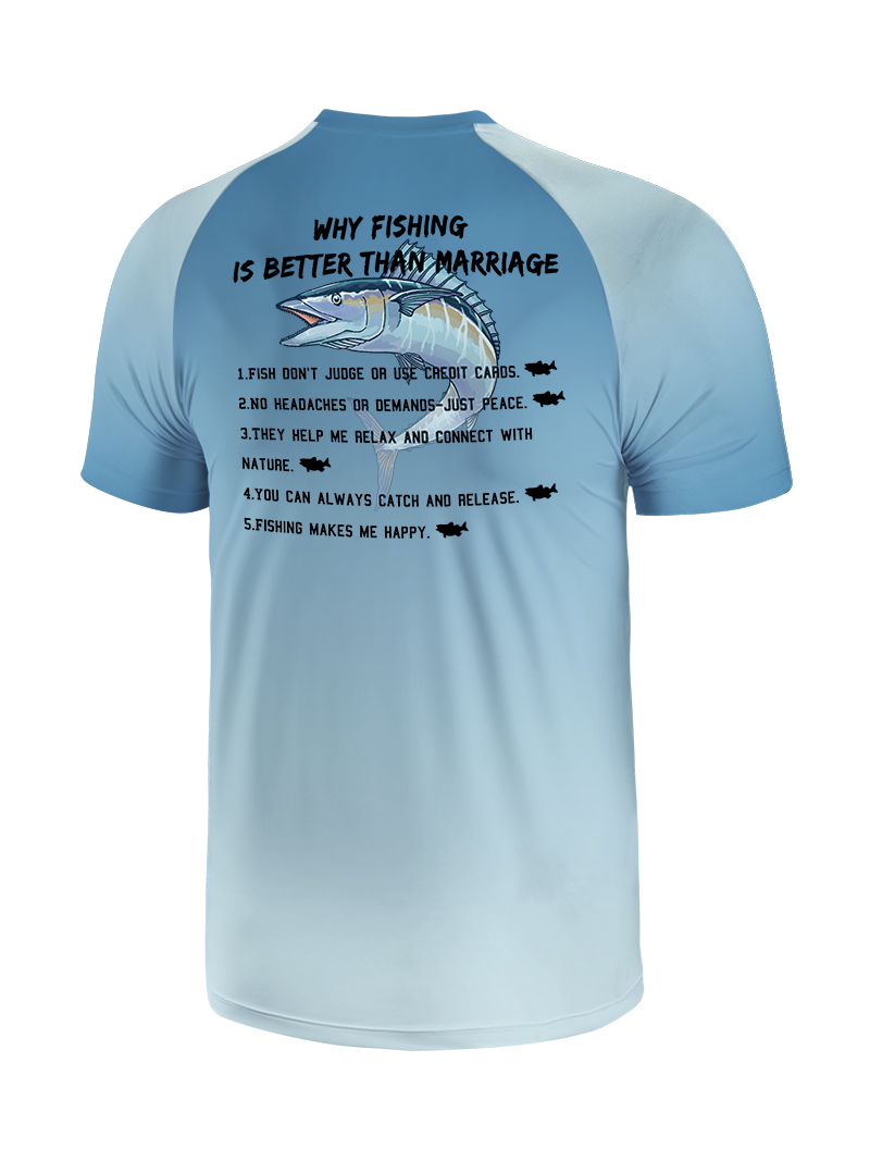 The Angler's Truth Gradient Fishing Tee