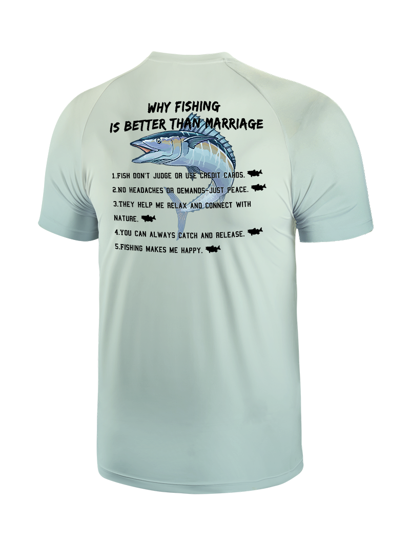 The Angler's Truth Gradient Fishing Tee