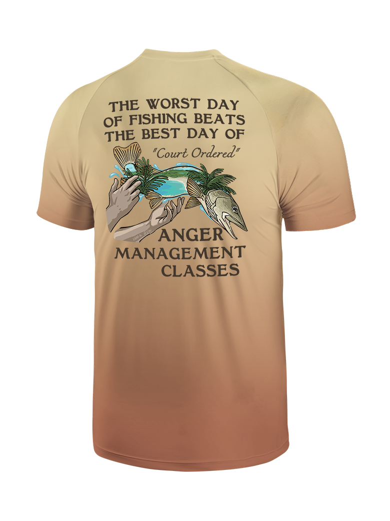 Florida Keys Pike Therapy Gradient Fishing Tee