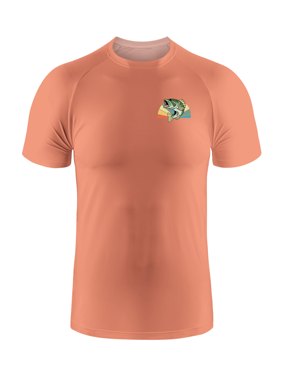 Skeleton Fishing Humor UPF Tee