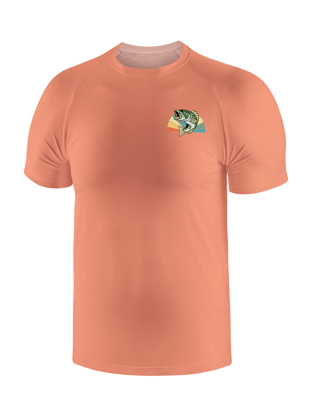 Skeleton Fishing Humor UPF Tee