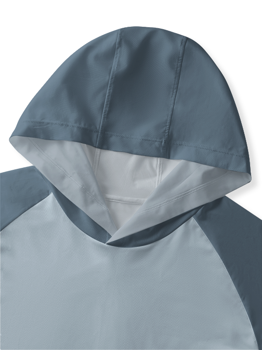 Skeleton Fishing Humor UPF Hoodie