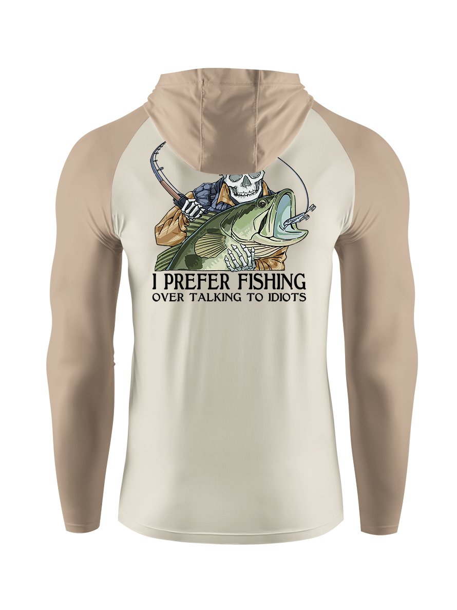 Talk Less Fish More UPF Hoodie