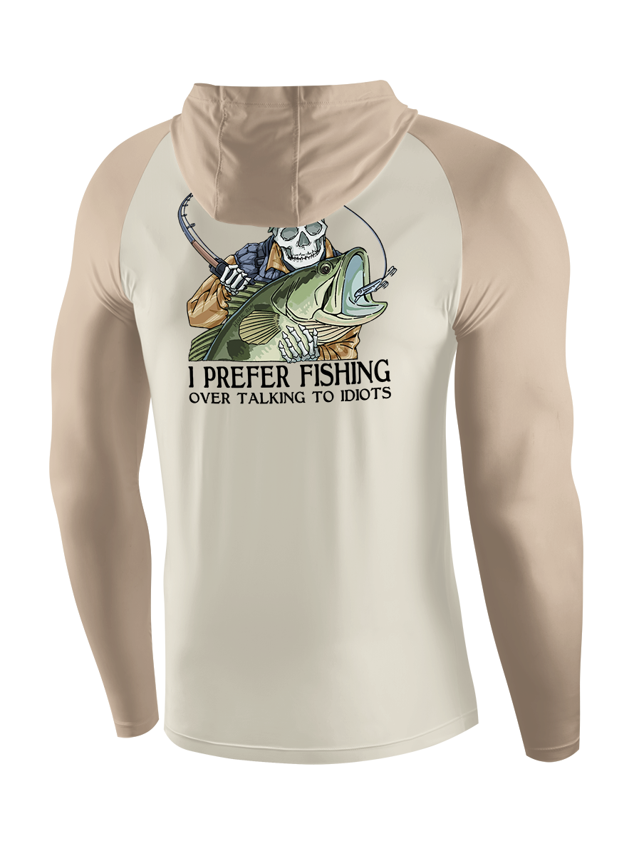 Talk Less Fish More UPF Hoodie