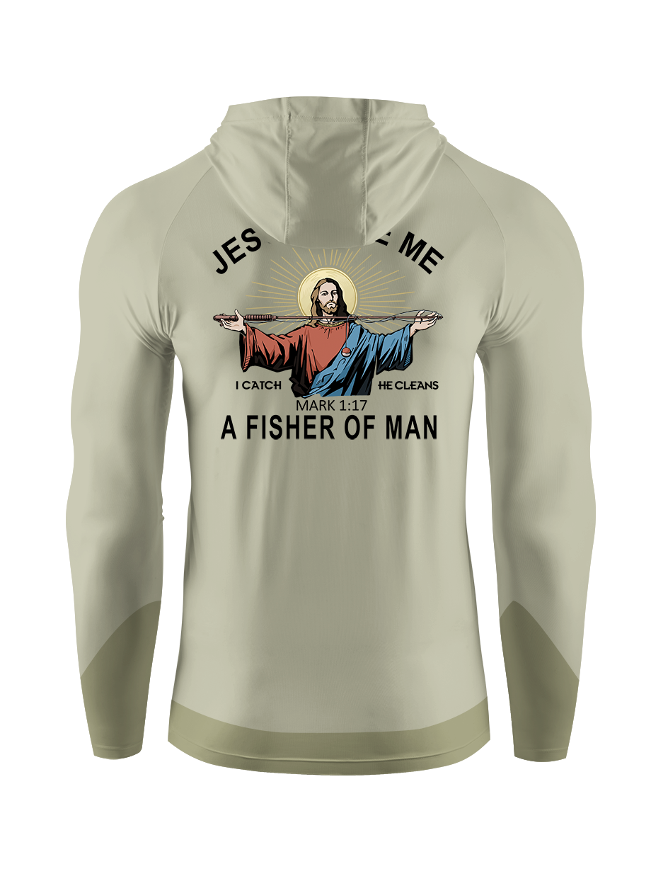 Jesus Made Me a Fisher of Men UPF Hoodie