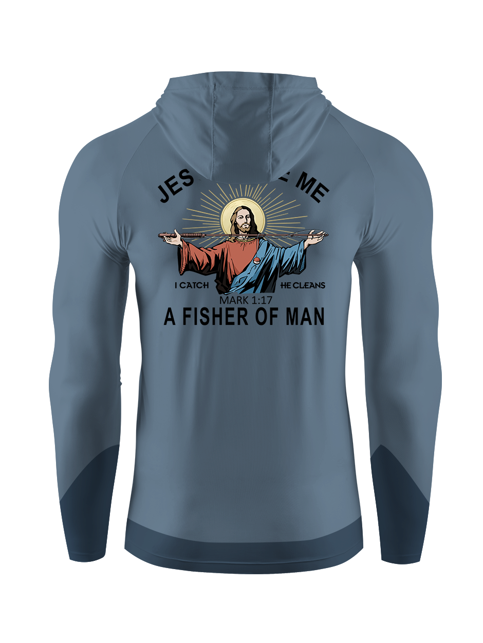 Jesus Made Me a Fisher of Men UPF Hoodie