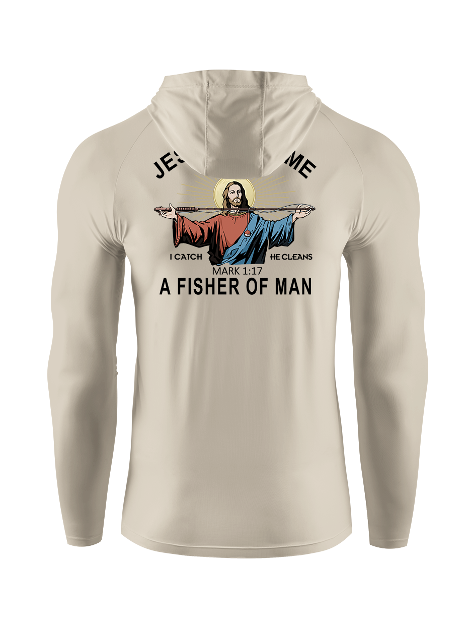 Jesus Made Me a Fisher of Men UPF Hoodie