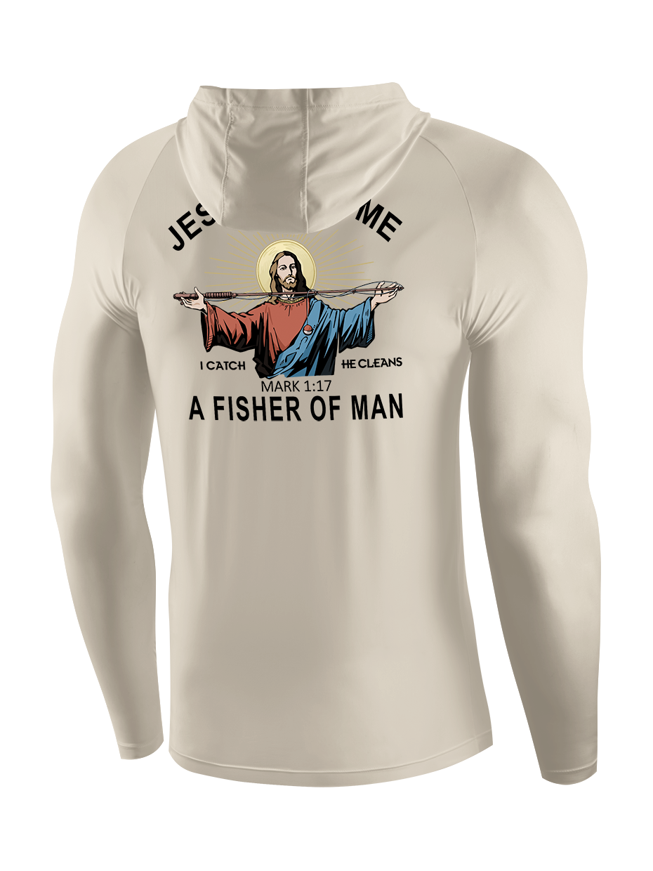 Jesus Made Me a Fisher of Men UPF Hoodie