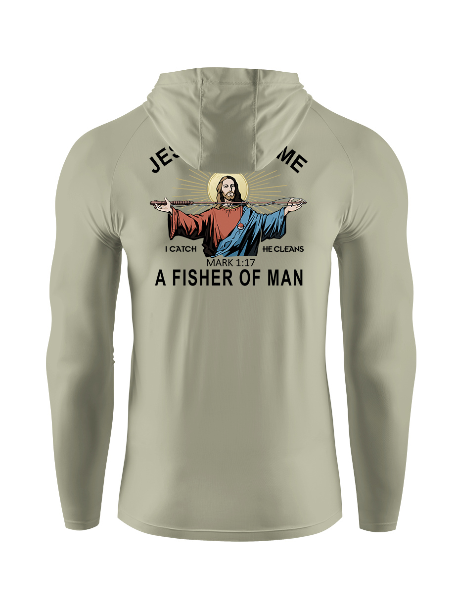 Jesus Made Me a Fisher of Men UPF Hoodie