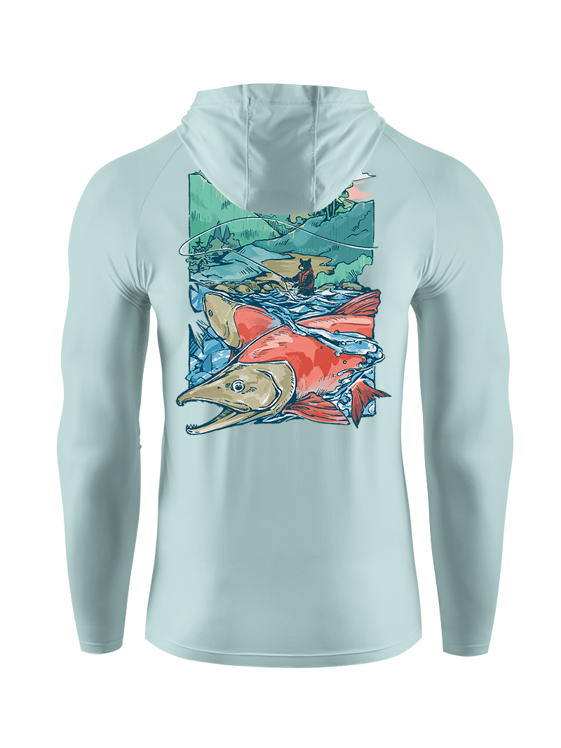 Wild Spirit of Fly Fishing UPF Hoodie