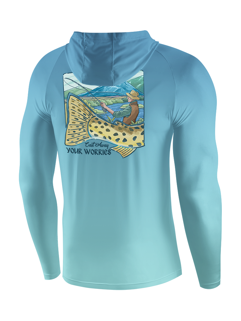 Cast Away Your Worries UPF Hoodie