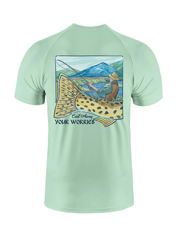 Cast Away Your Worries UPF Tee