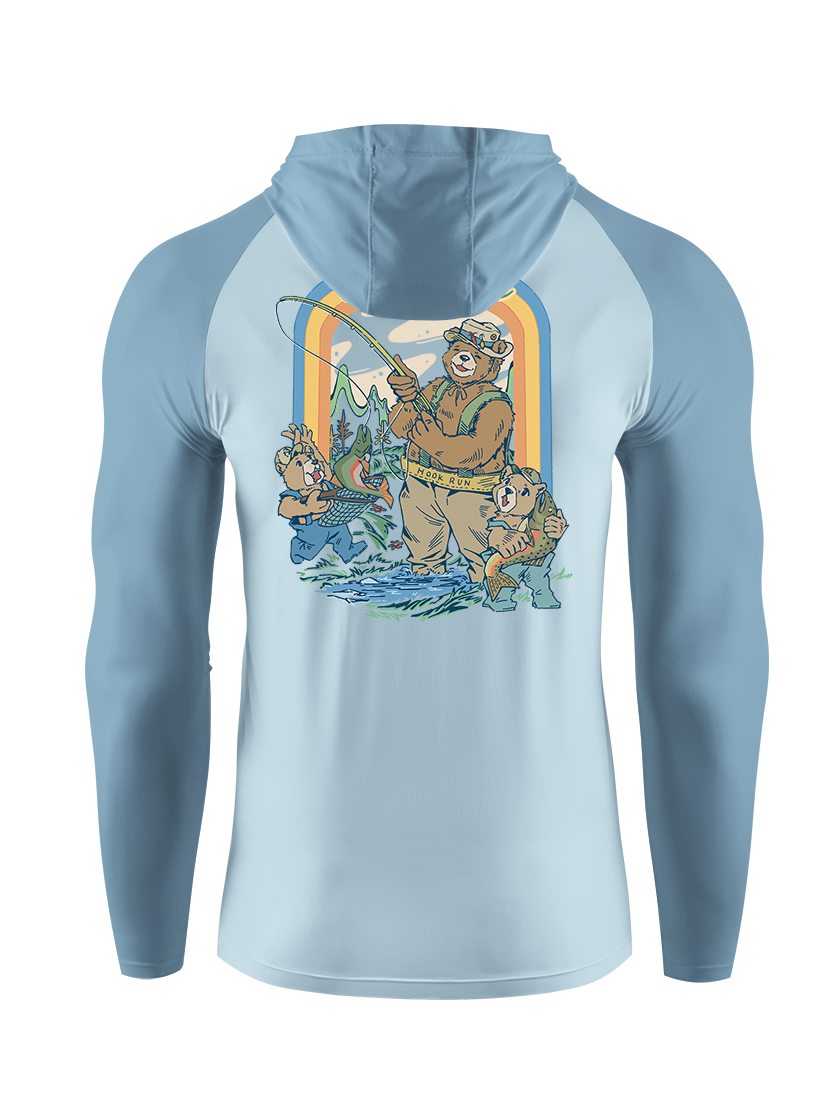 Reel Love Family Fishing UPF Hoodie