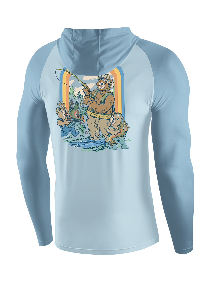 Reel Love Family Fishing UPF Hoodie
