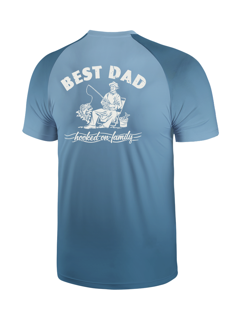 Best Dad Fishing UPF Tee