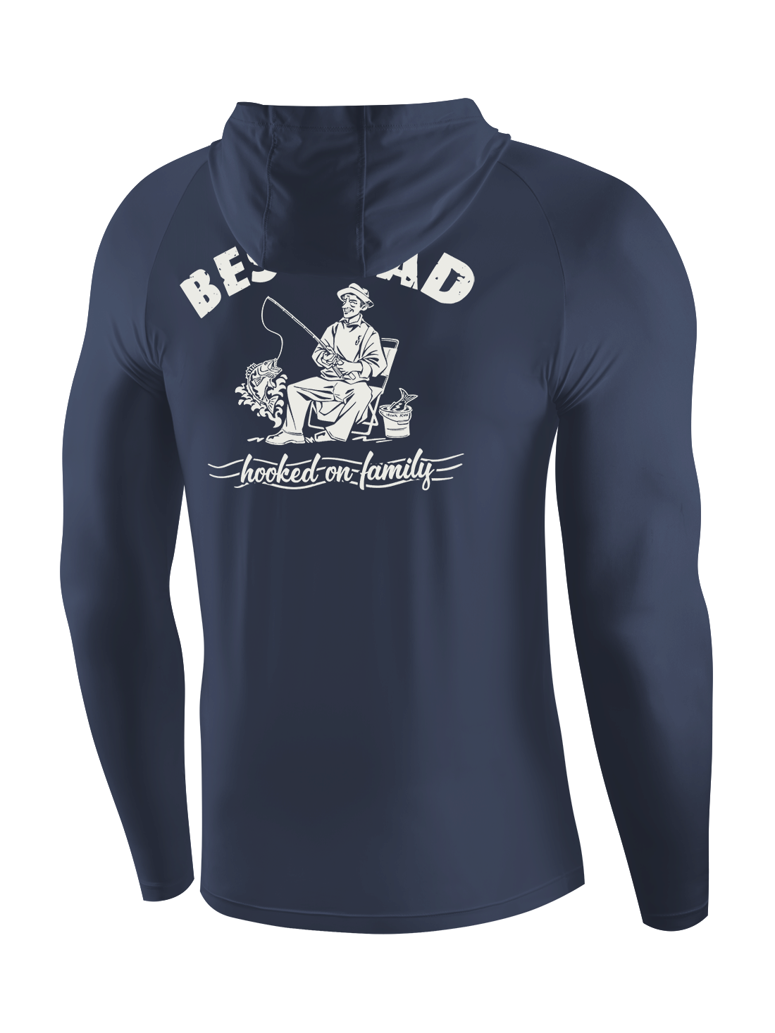 Best Dad Fishing UPF Hoodie