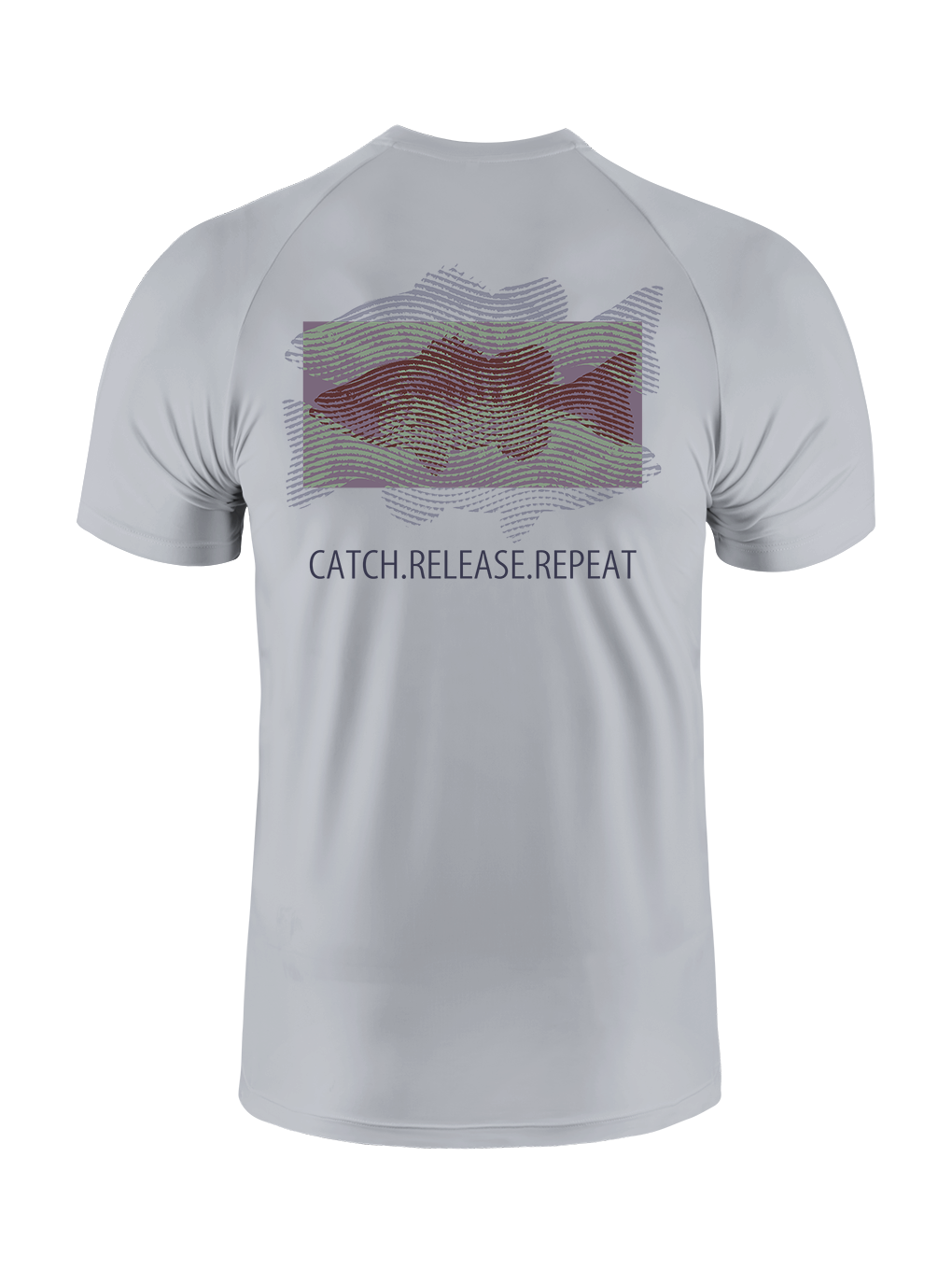 Fishing Dreams in Fingerprints UPF Tee